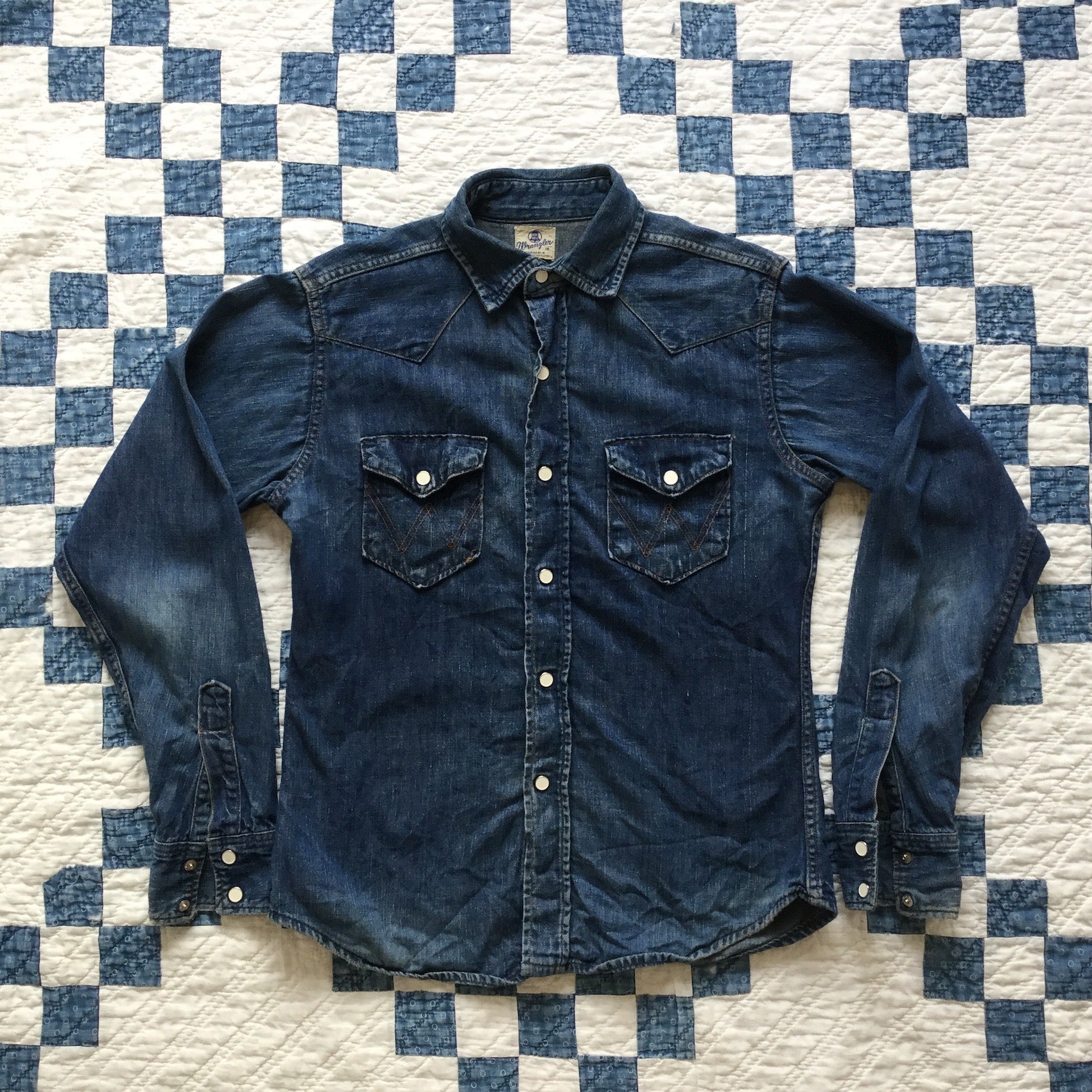 50's Wrangler 27MW denim shirt