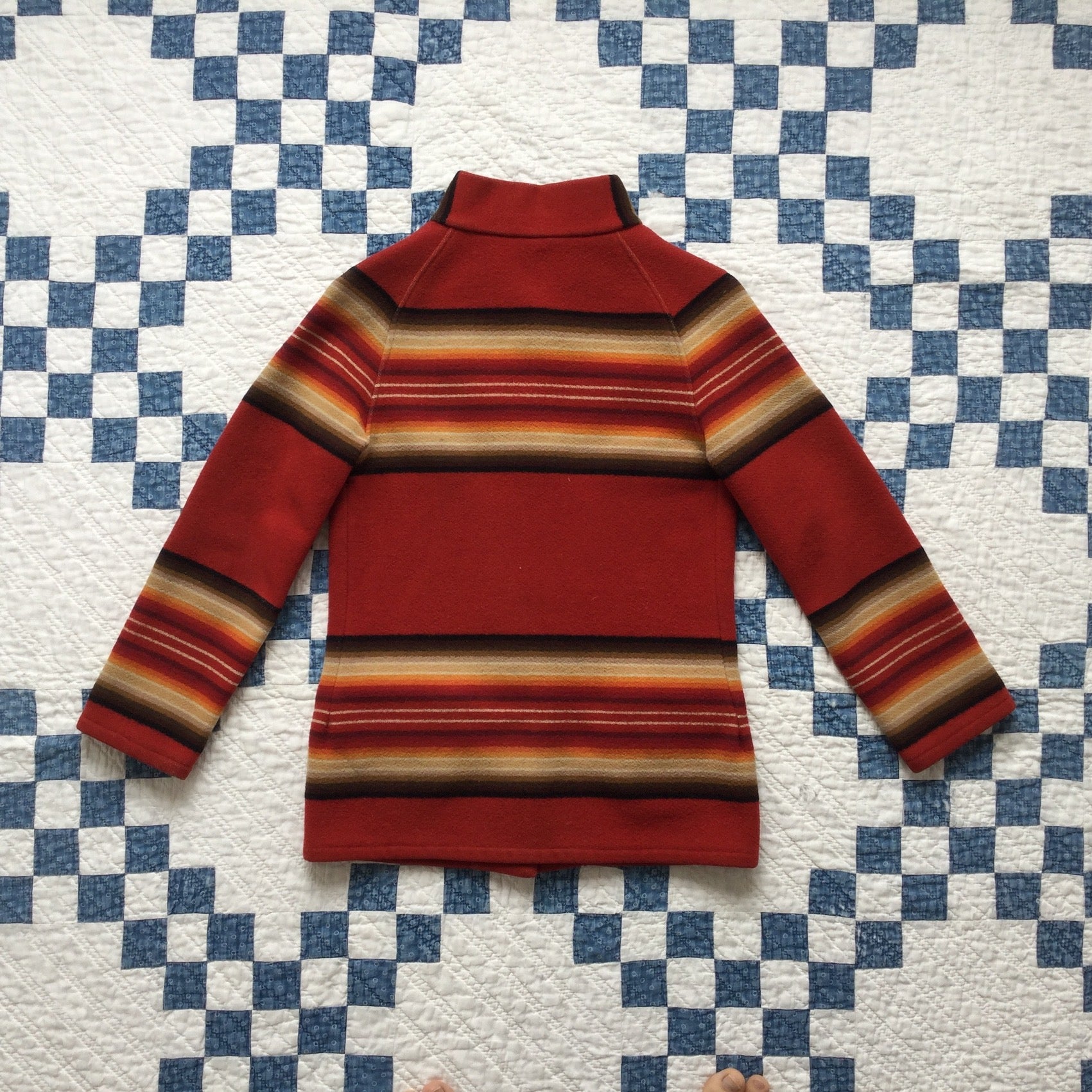 ~30's Lady Buck Skein wool blanket coat