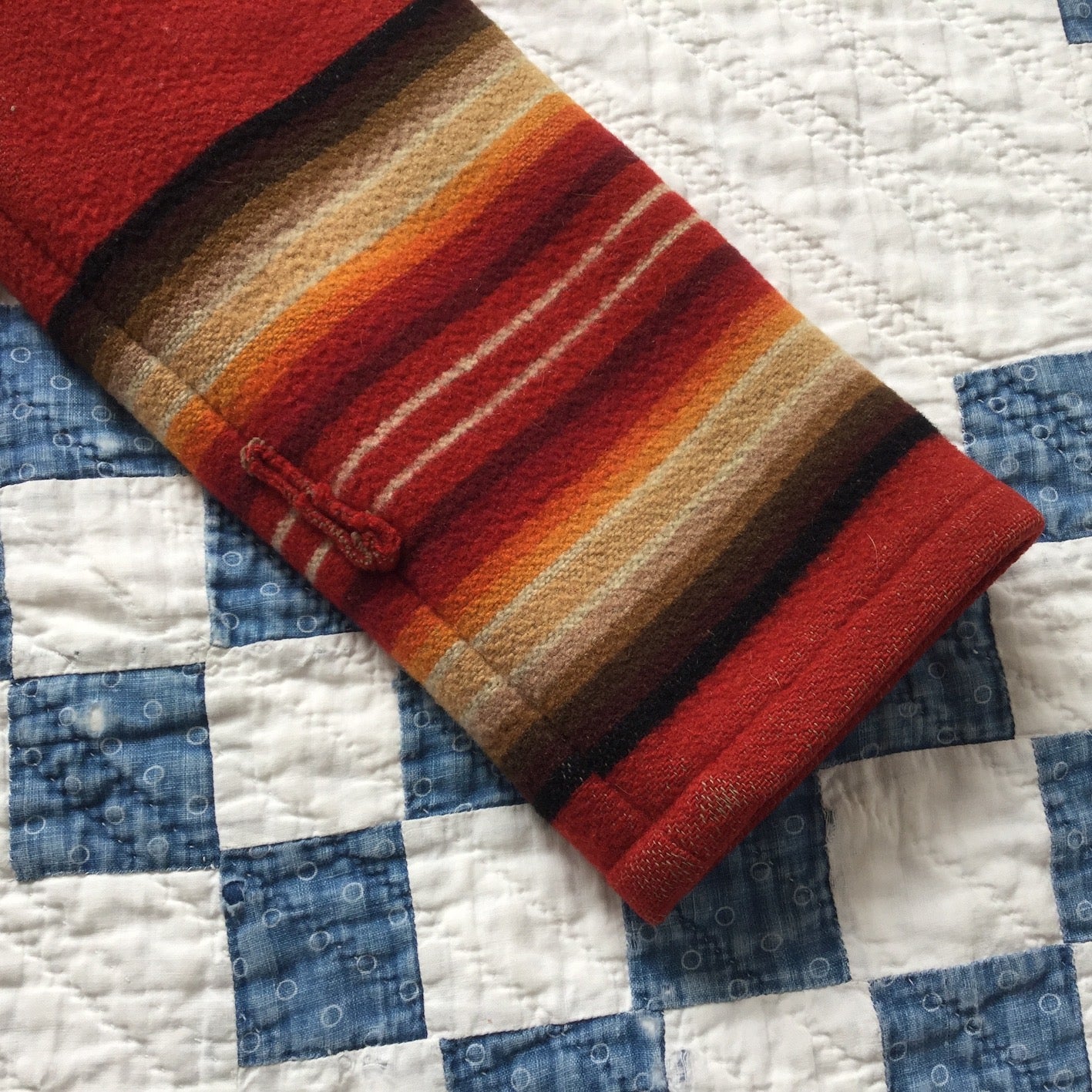 ~30's Lady Buck Skein wool blanket coat