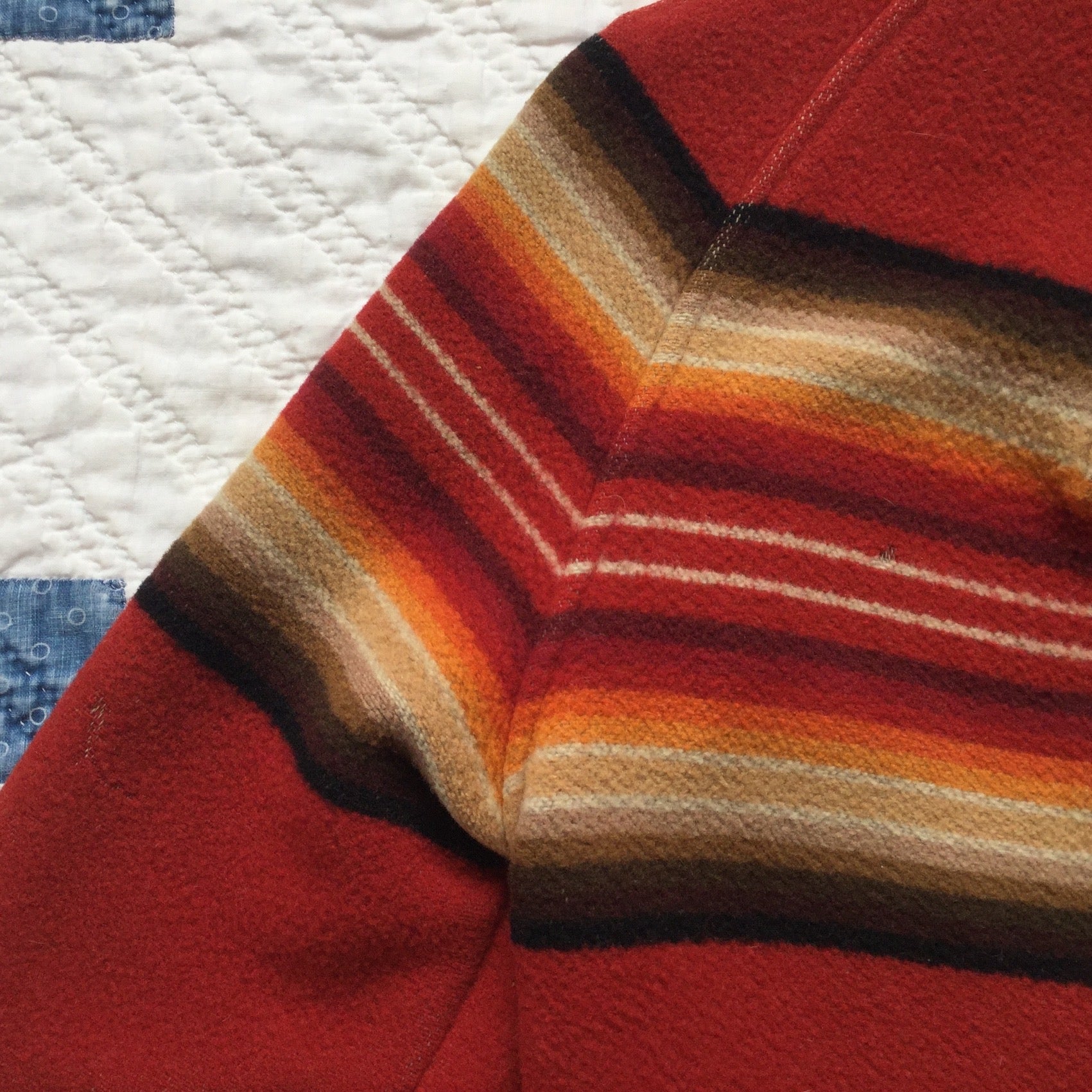 ~30's Lady Buck Skein wool blanket coat