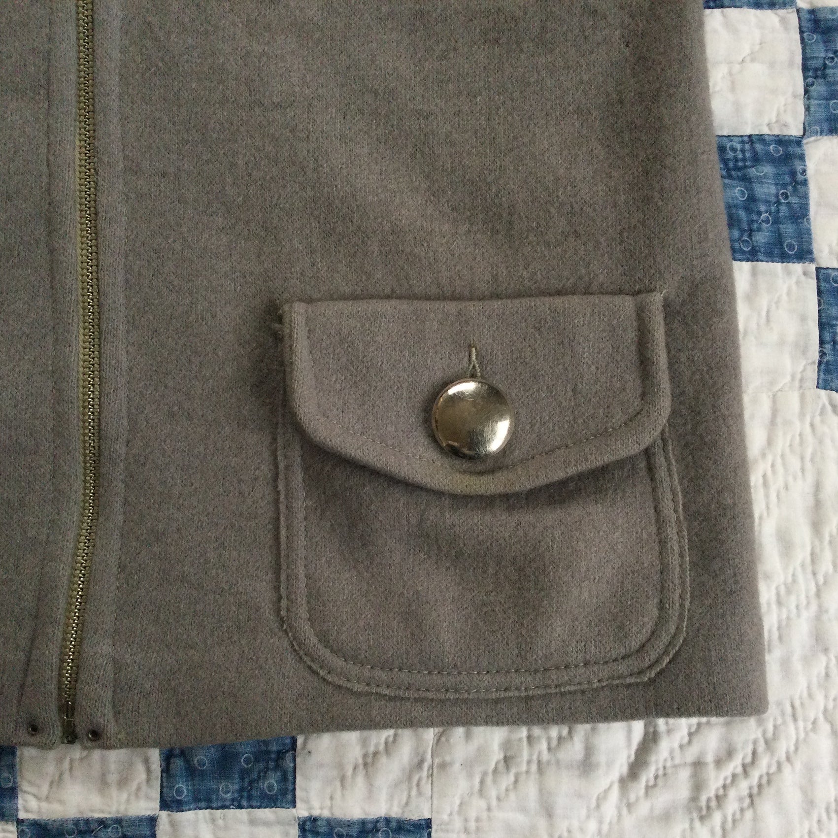 30's Bradley full-zip cardigan (mint)