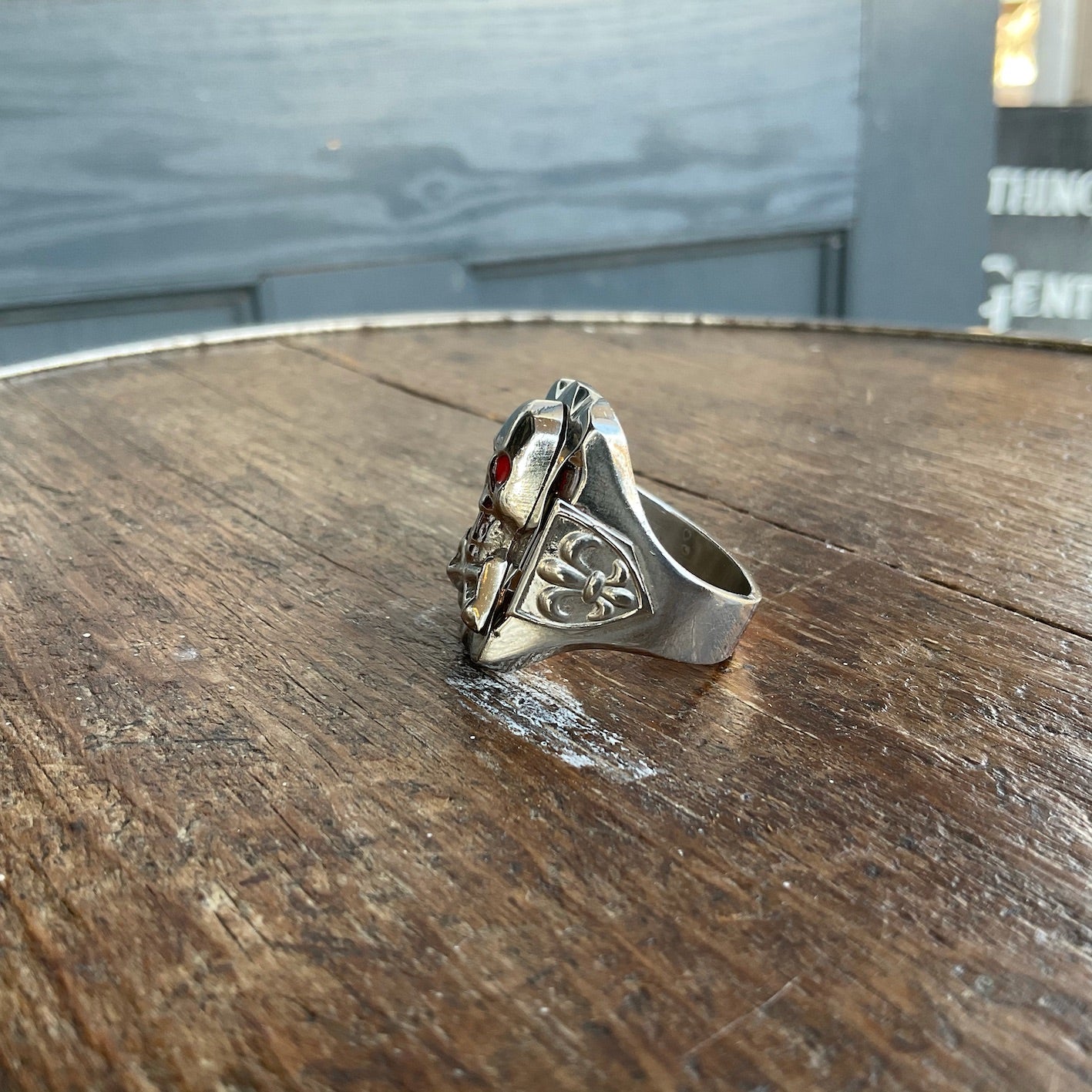 50's~ skull & crossbones Mexican ring