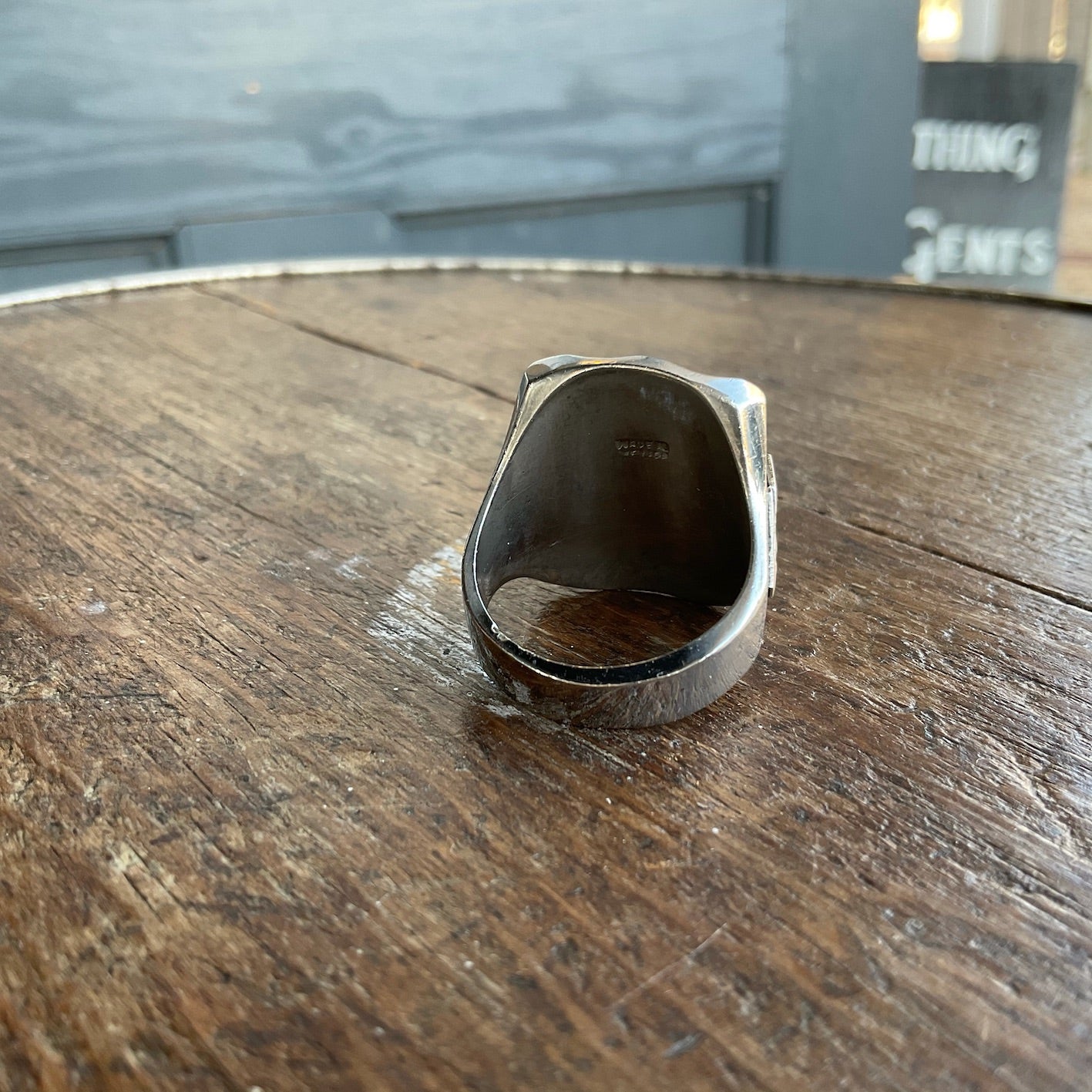 50's~ skull & crossbones Mexican ring