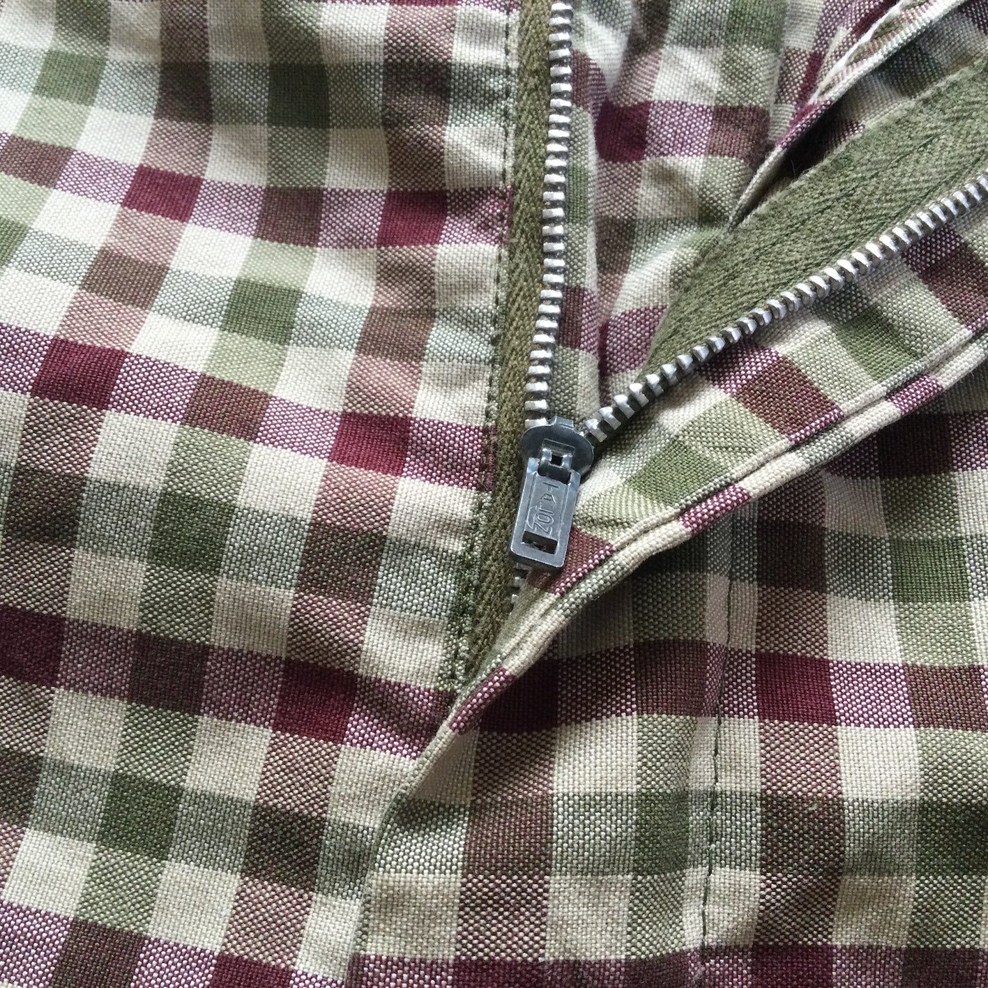 ~60's cotton plaid shorts