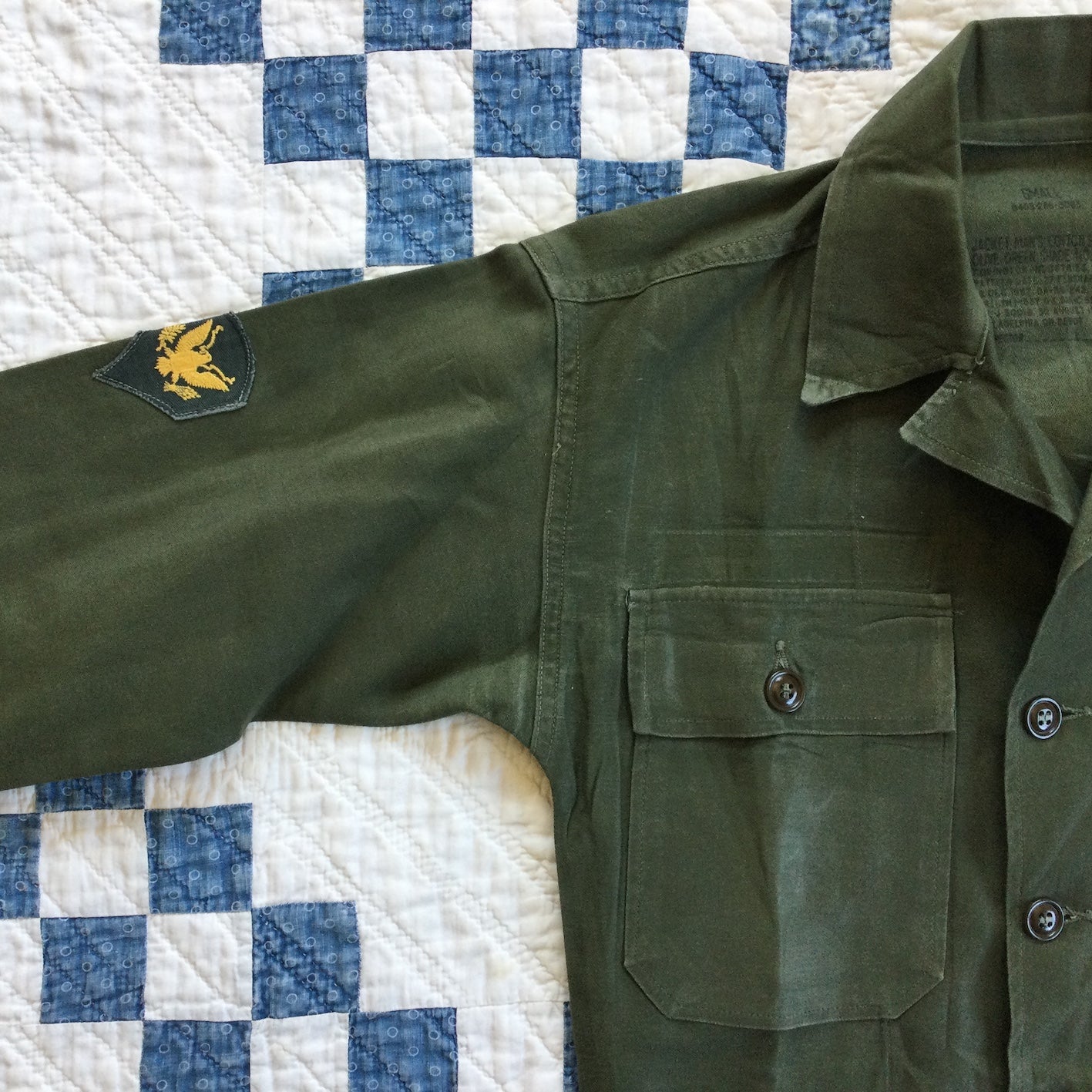 50's U.S.Army OG107 sateen jacket