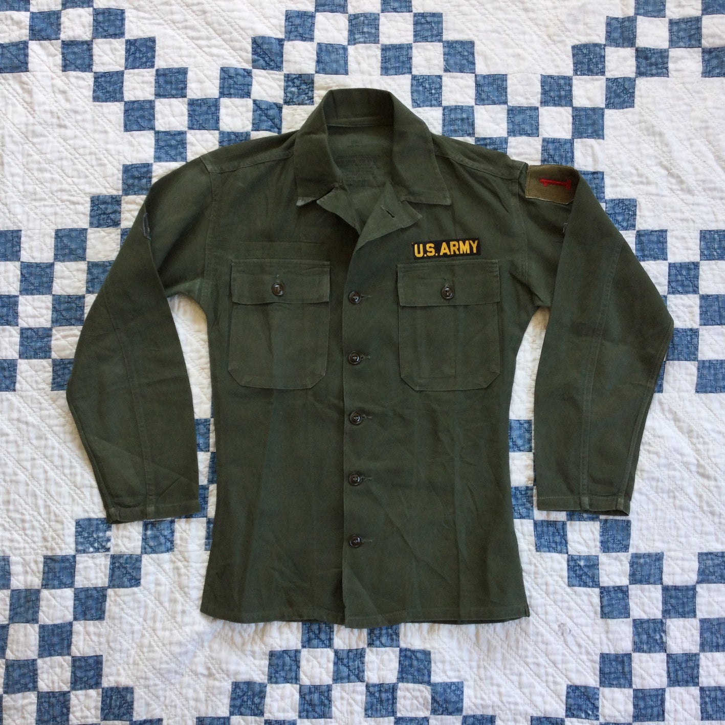 50's U.S.Army OG107 sateen jacket