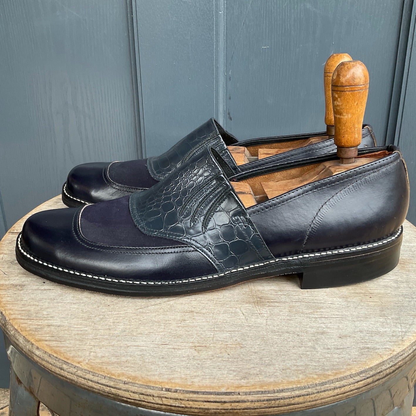 N.O.S. 50's "Waukege Casuals" two-tone rockabilly shoes