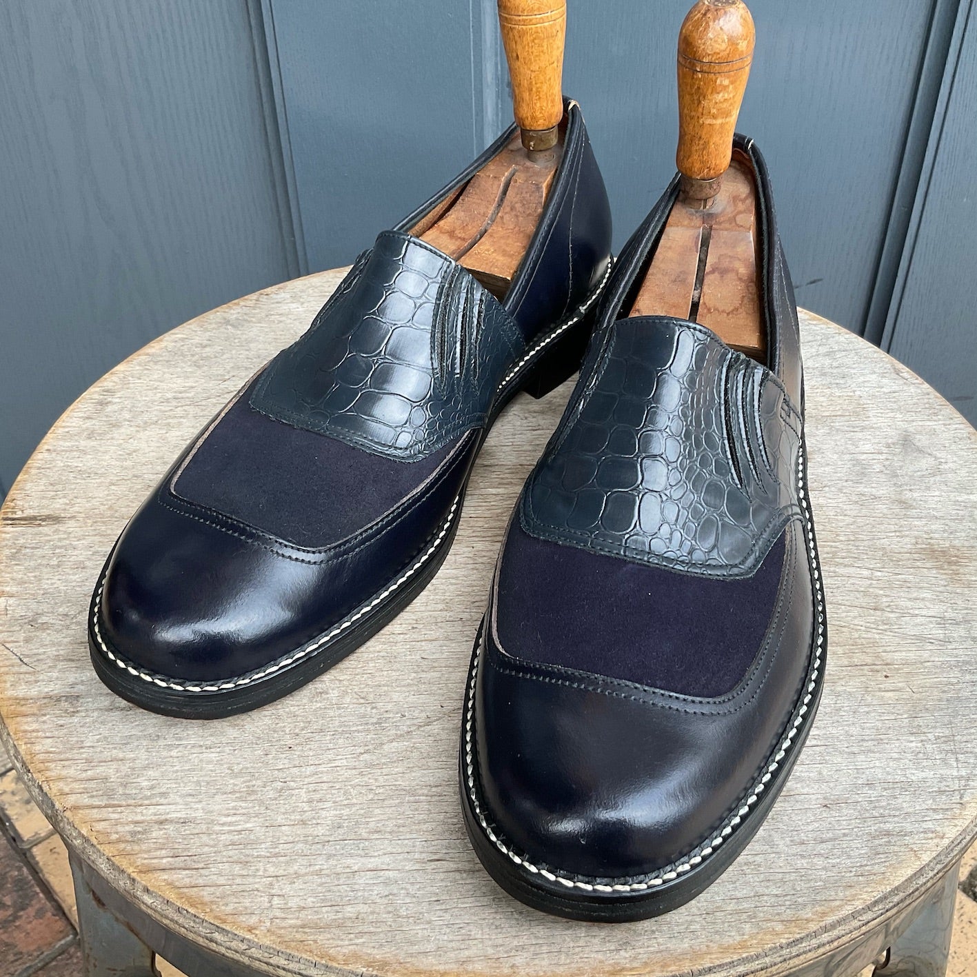 N.O.S. 50's "Waukege Casuals" two-tone rockabilly shoes