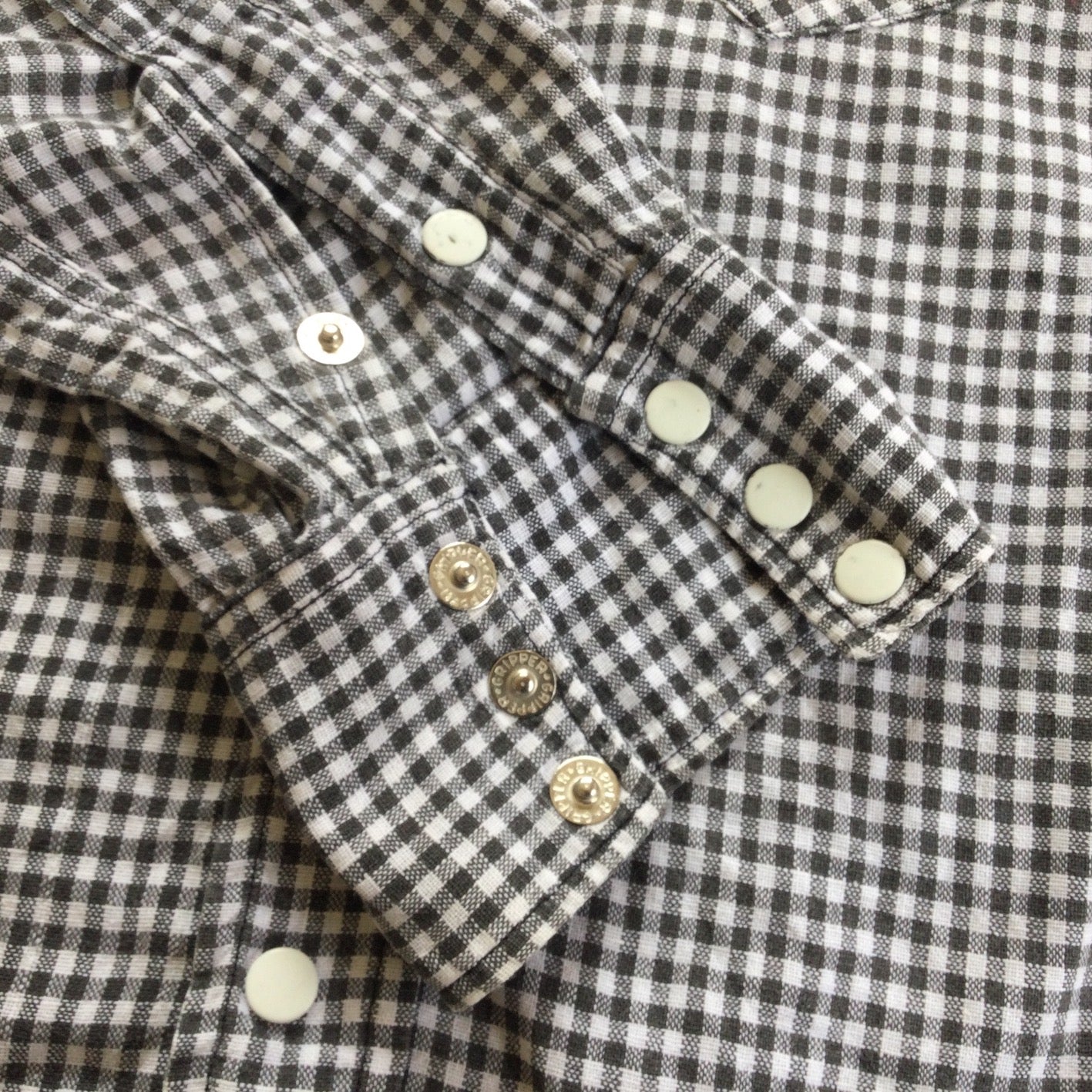 50's Roebucks gingham western shirt