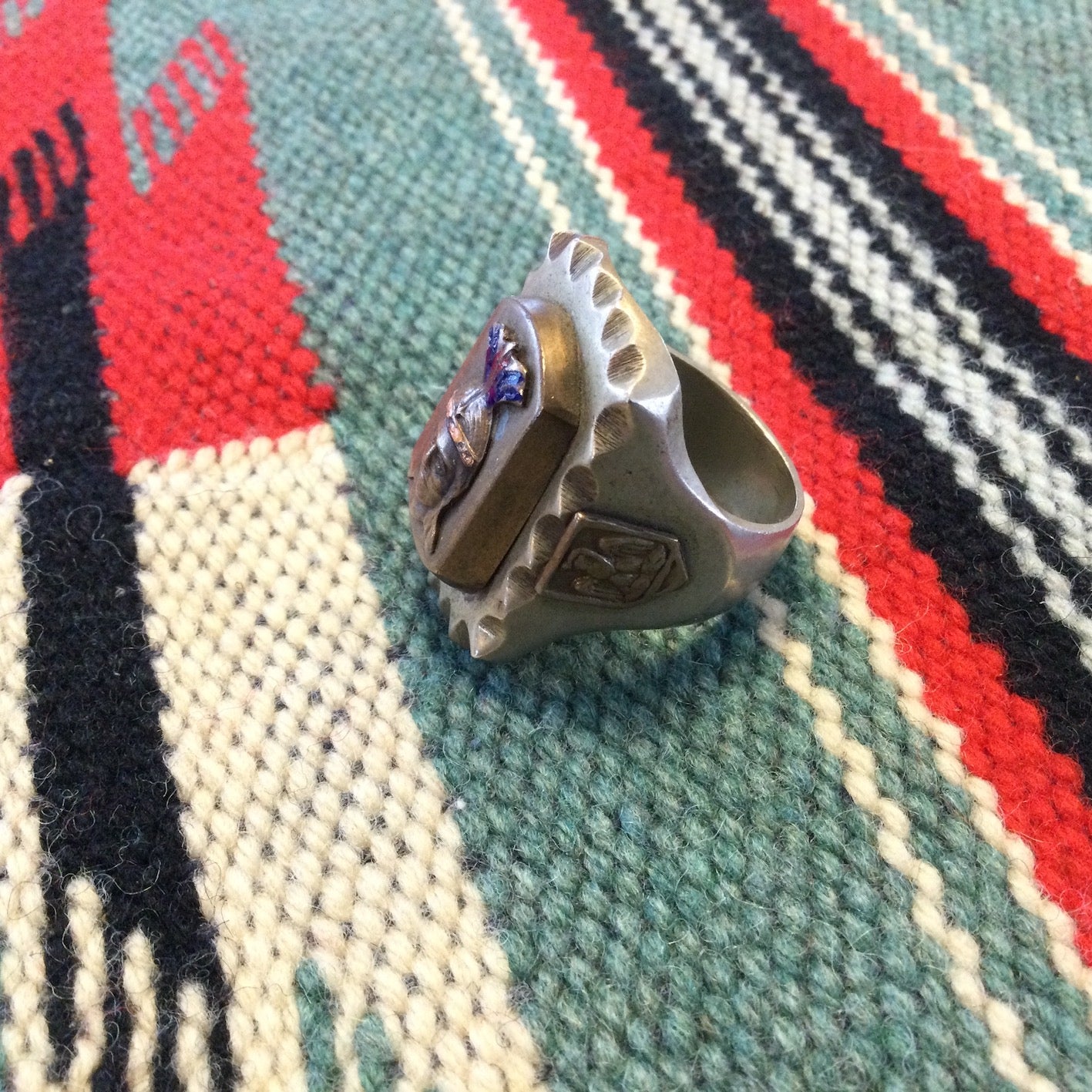 50's old Mexican ring (big size)