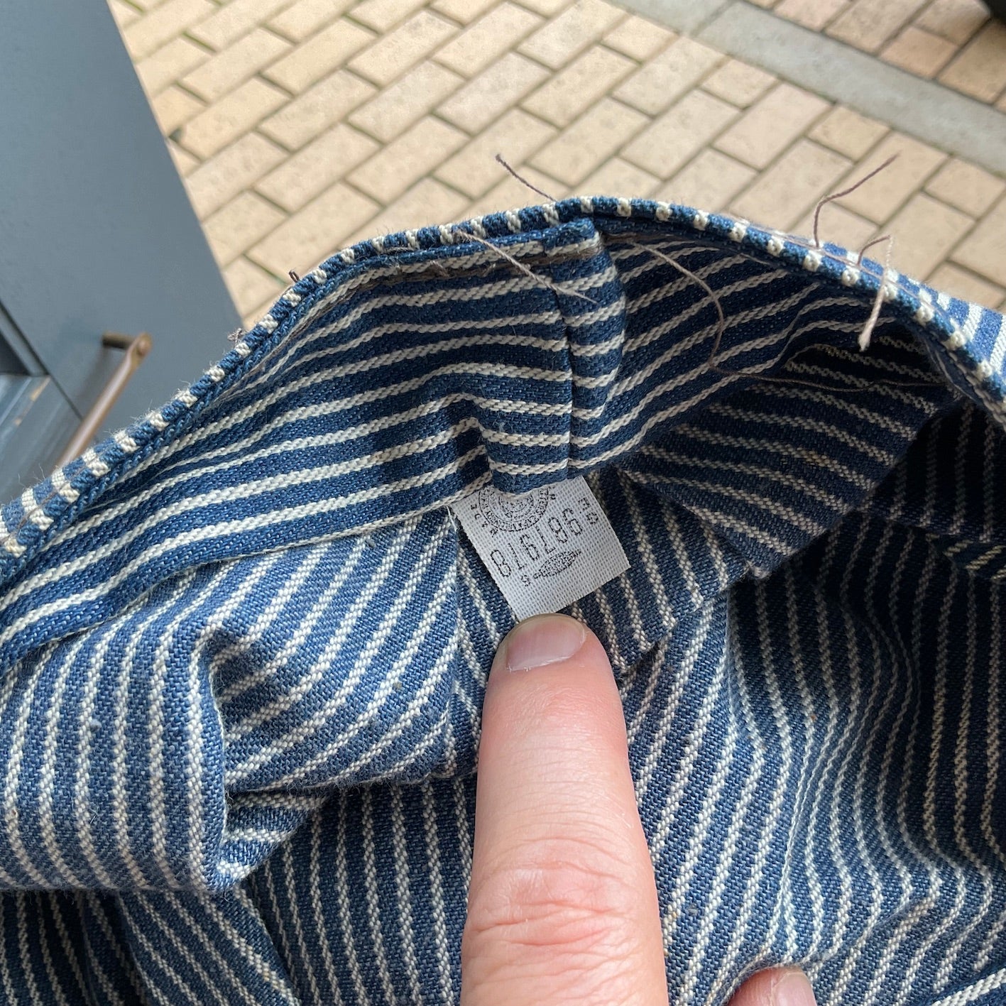 60's~ Lee hickory stripe work cap