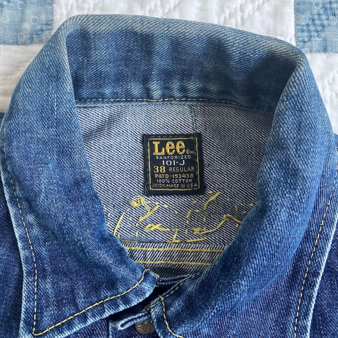 early 70's Lee 101-J w/ embroidery