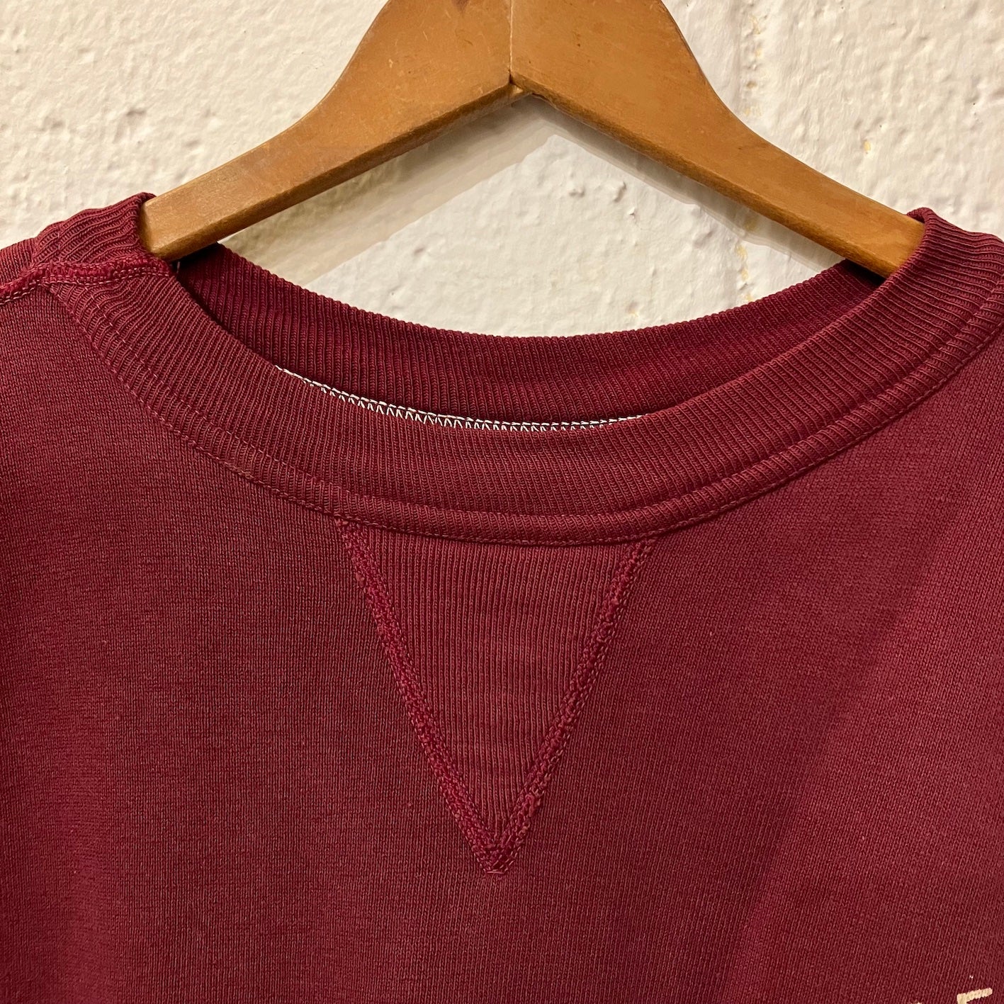 50's single-V sweat shirt "Senior 58"