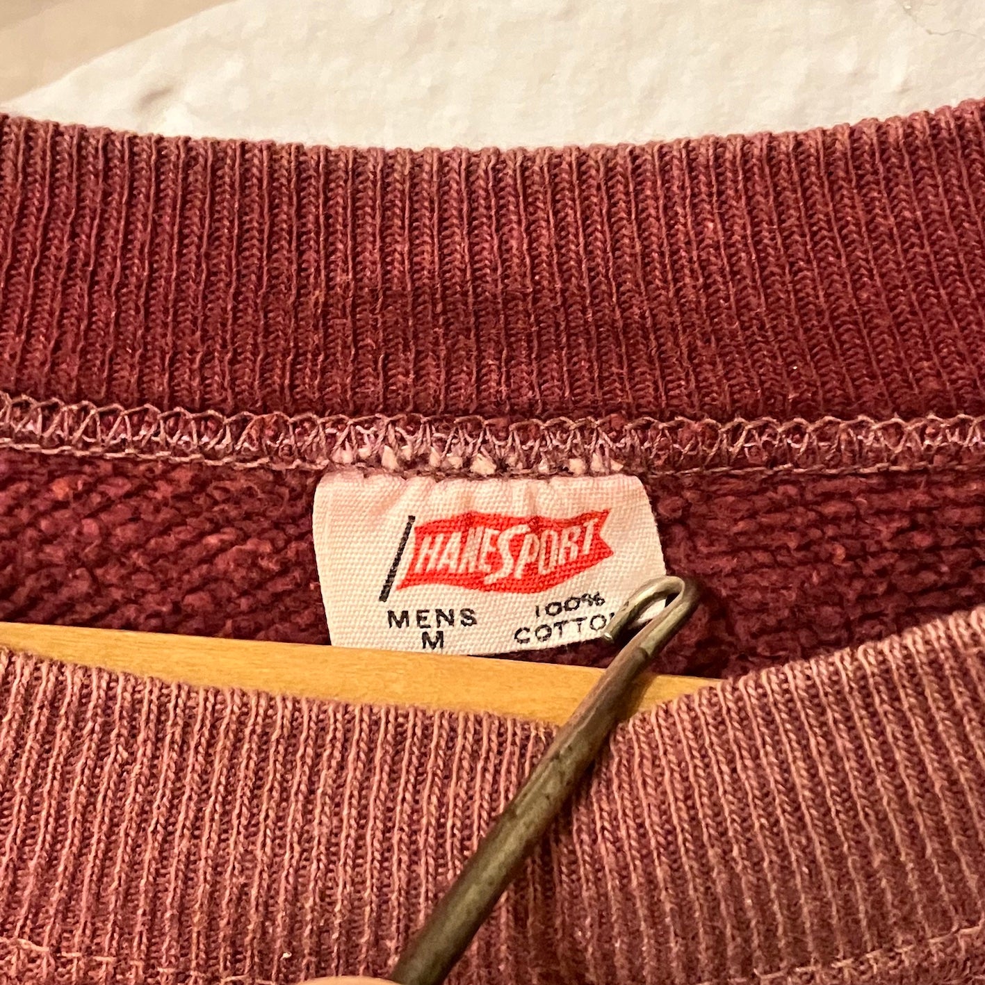 60's Hanes sweat shirt (sun faded)