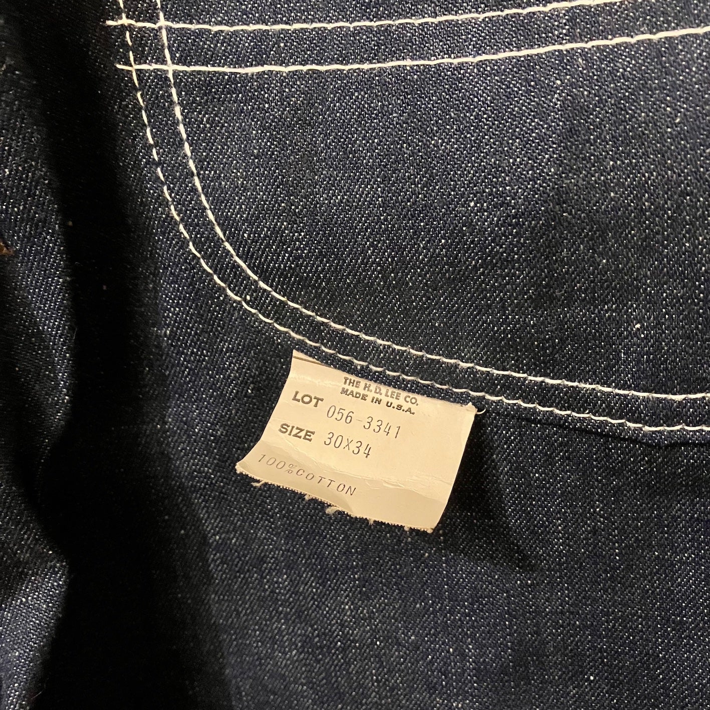 N.O.S. 70's Lee denim painter pants
