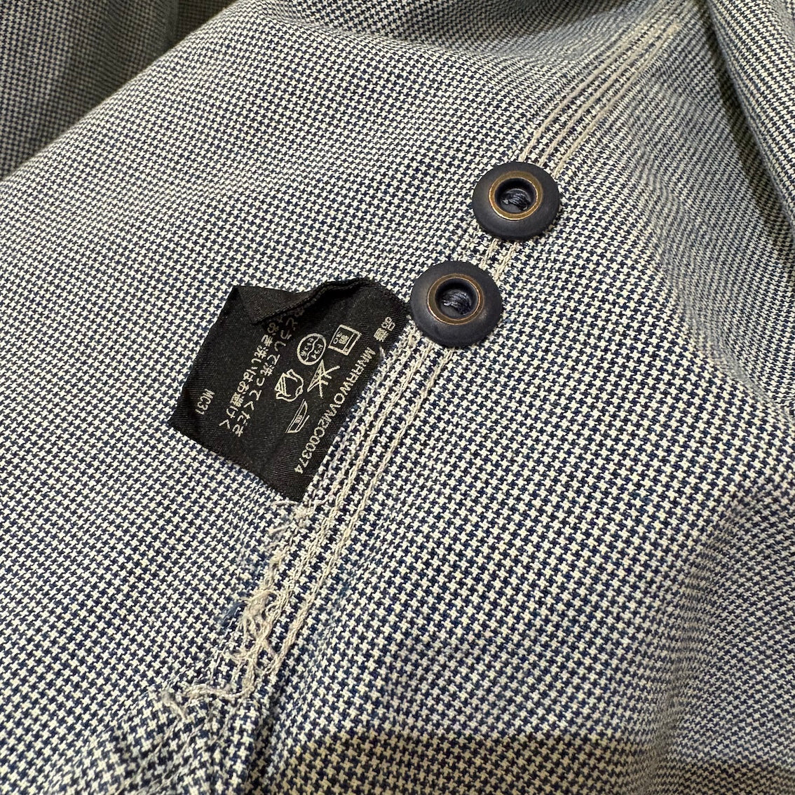 00's~ RRL pin-check work shirt