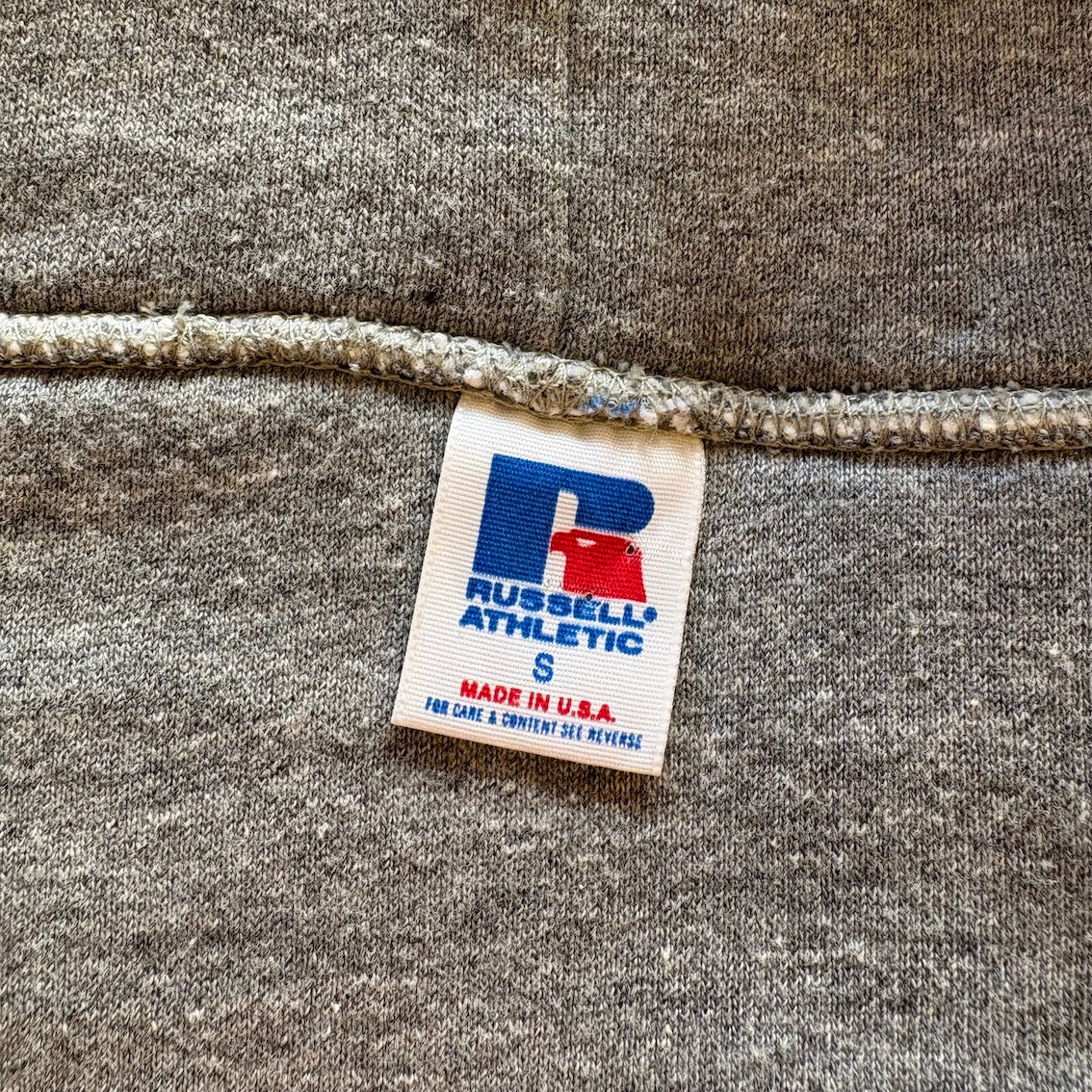 80's Russell W-face sweat parka (mint condition)