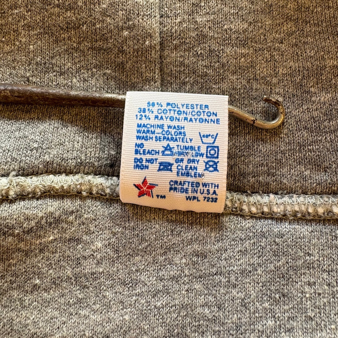 80's Russell W-face sweat parka (mint condition)