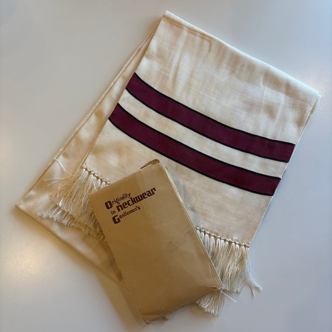 N.O.S. 30's~ British scarf and neck-tie