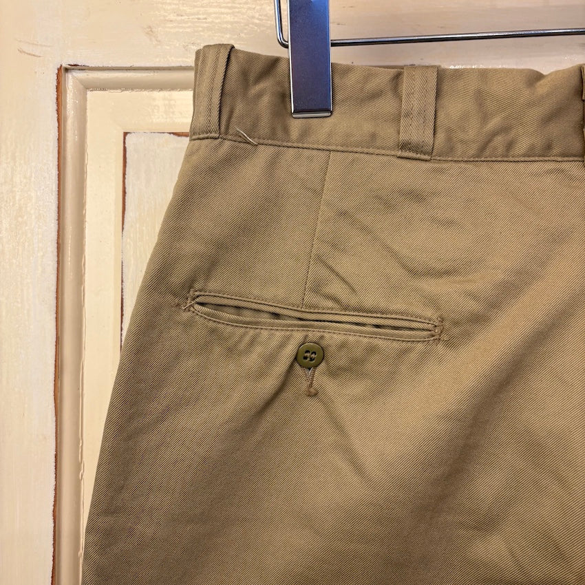 N.O.S. 60's U.S. khaki pants (W31 L29)